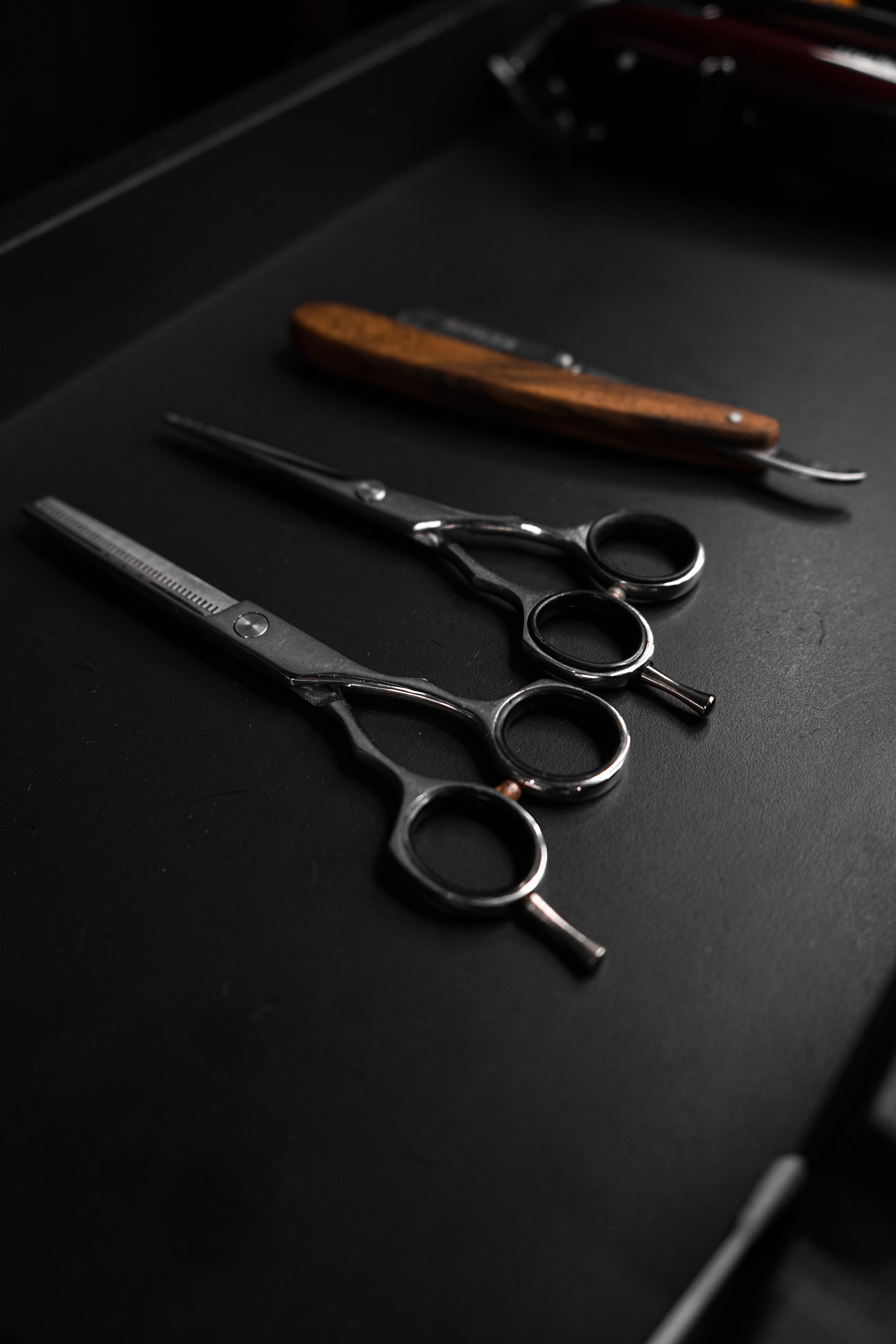 Calm barber service detail suitable for a family appointment