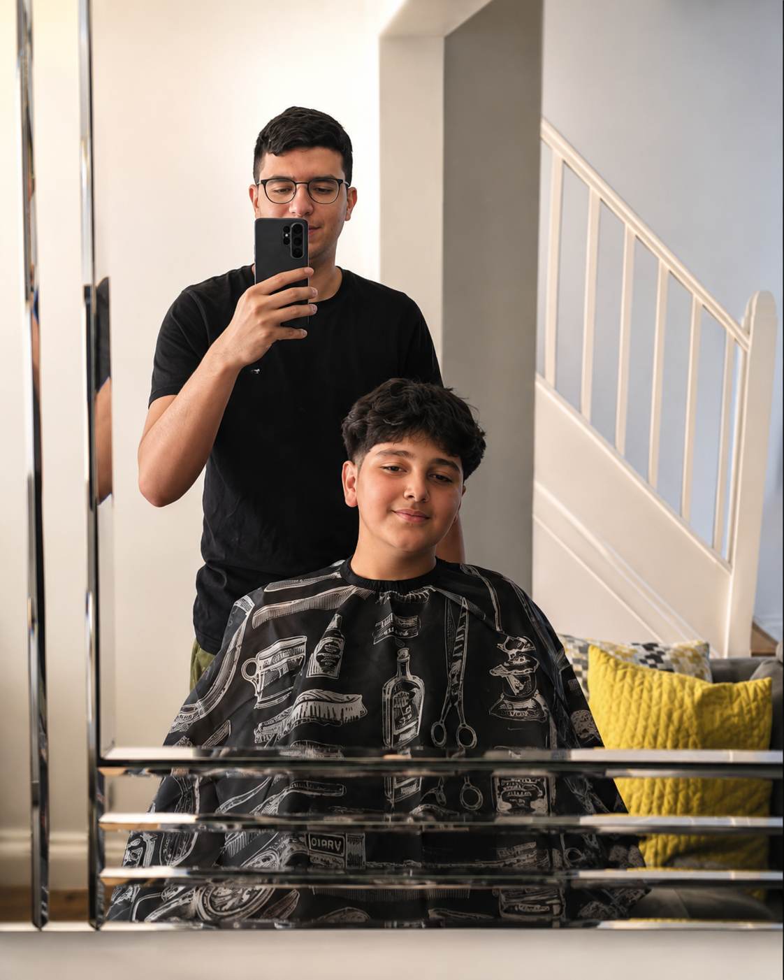 CIVAK LIMITED mobile barber appointment at a client's home